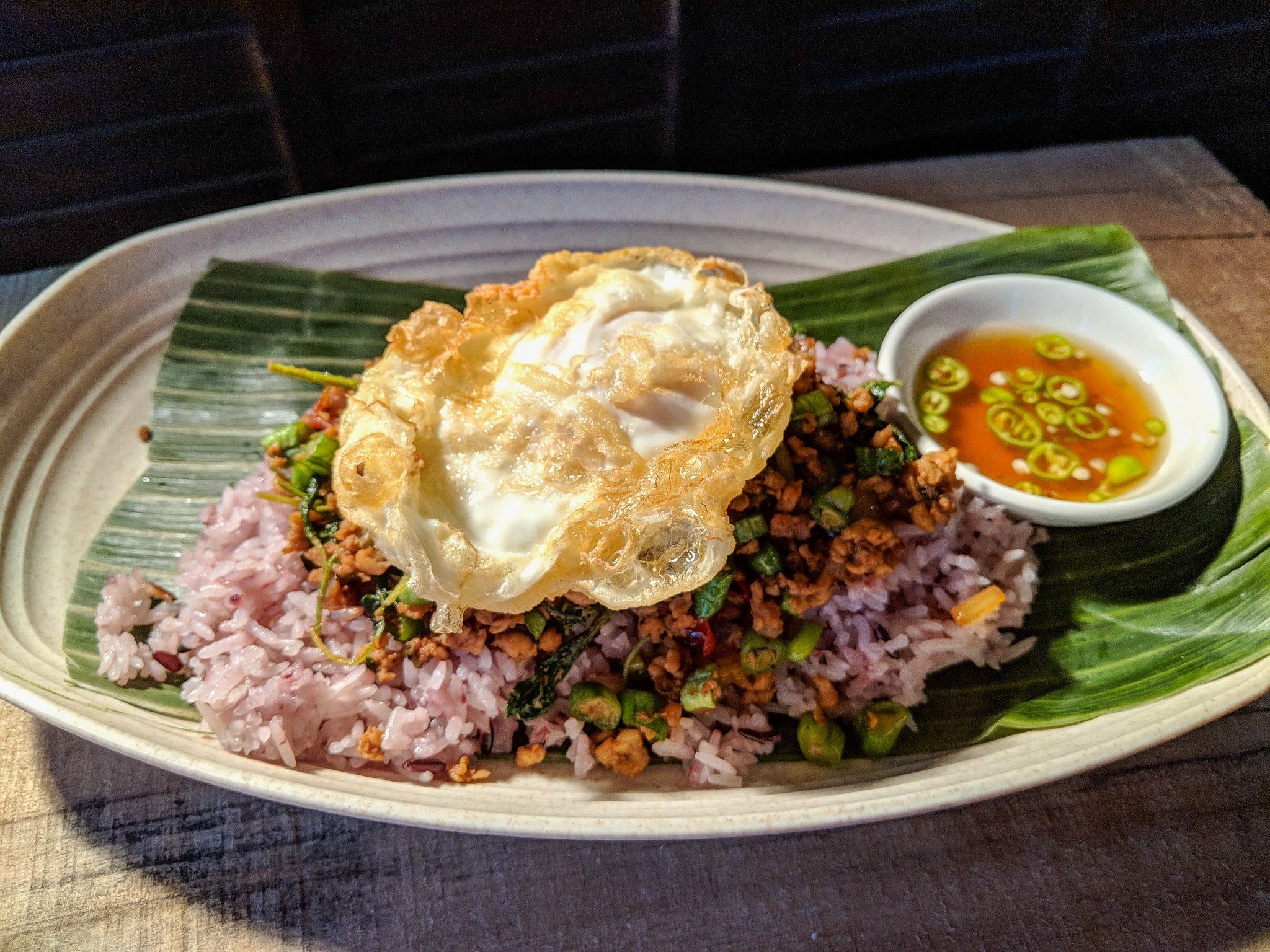 Pad Krapow Gai Kai Dow 18 Soi 3 Thai Street Food Kennesaw